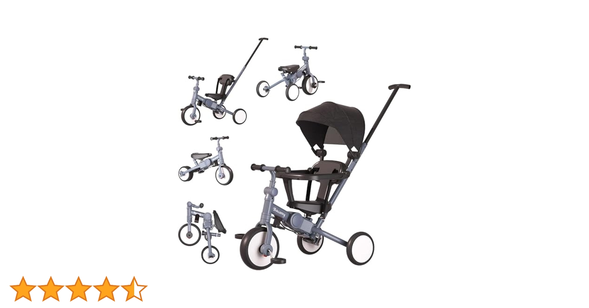 Amazon.co.jp: Bacany 子供用三輪車 7in1 三輪車 ステップ付き